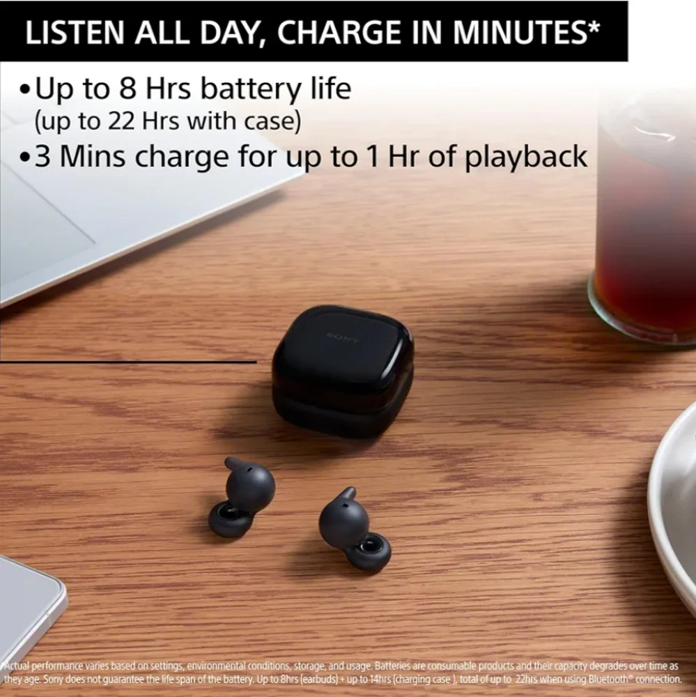 Sony LinkBuds Open Truly Wireless Earbud Headphones with an Open-Ring Design